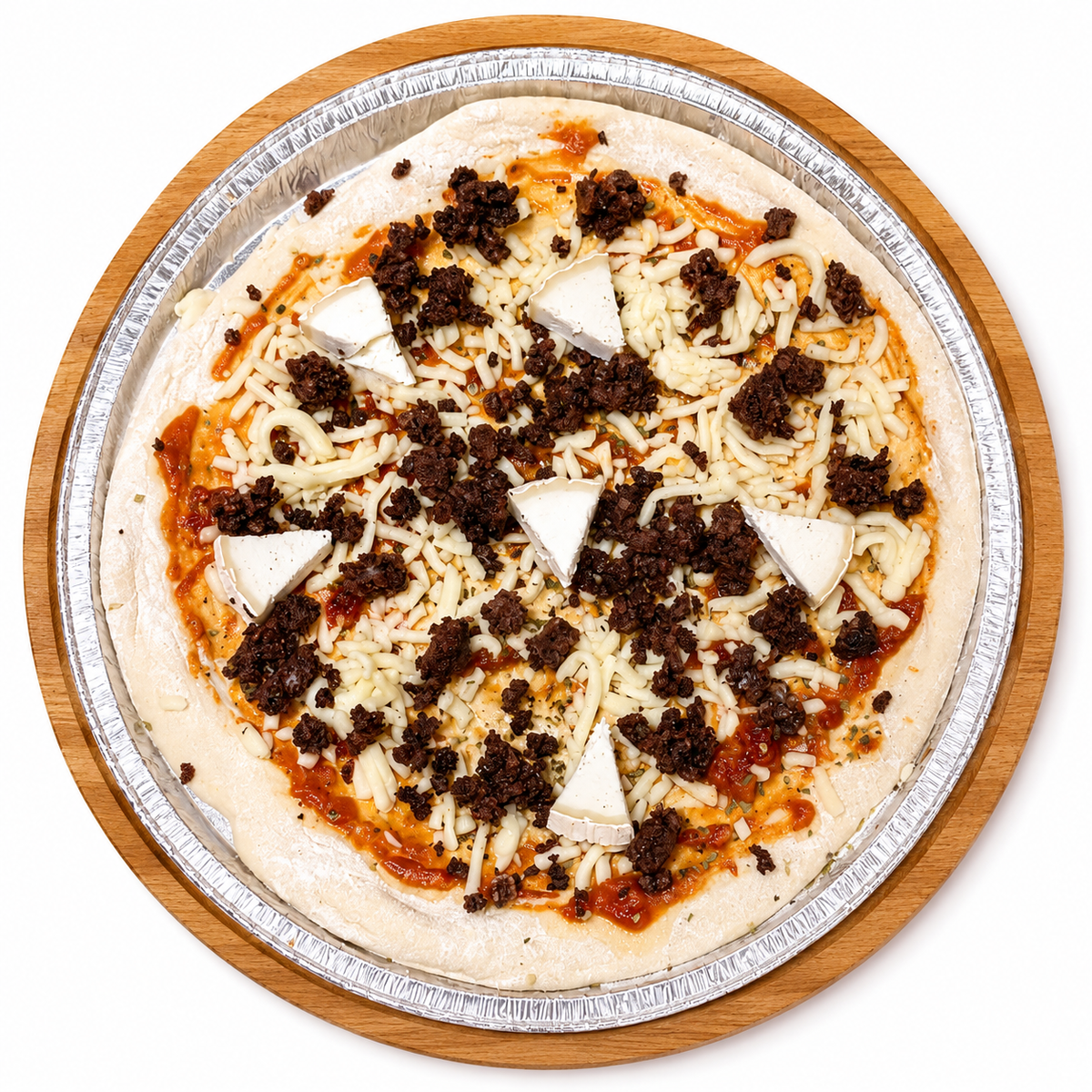 Pizza Botifarra Negre amb formatge de cabra