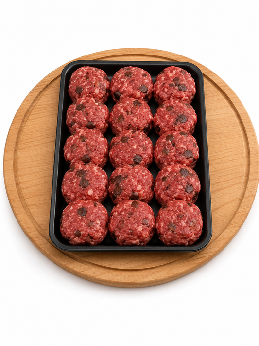 Hamburguesetes de Vedella amb Botifarra Negra
