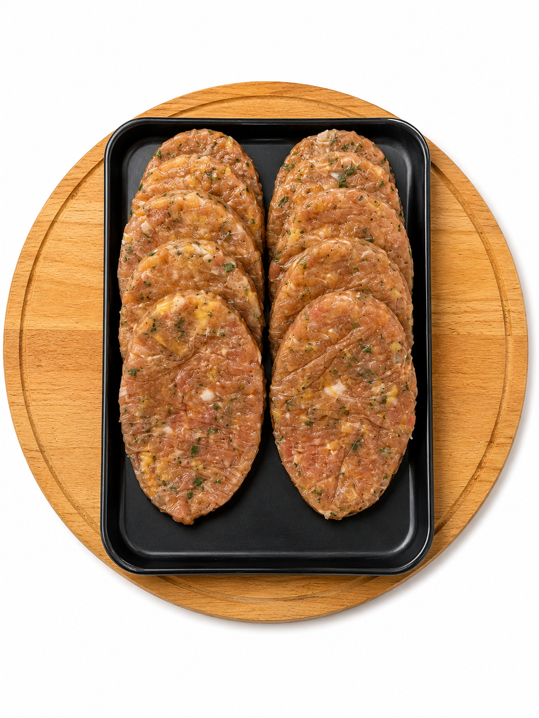 Hamburgueses de Pollastre amb all i julibert